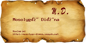 Mosolygó Diána névjegykártya